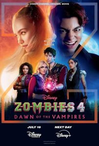 Download Read More About The Article Zombies 4 Dawn Of The Vampires (2025) | Hollywood Movie